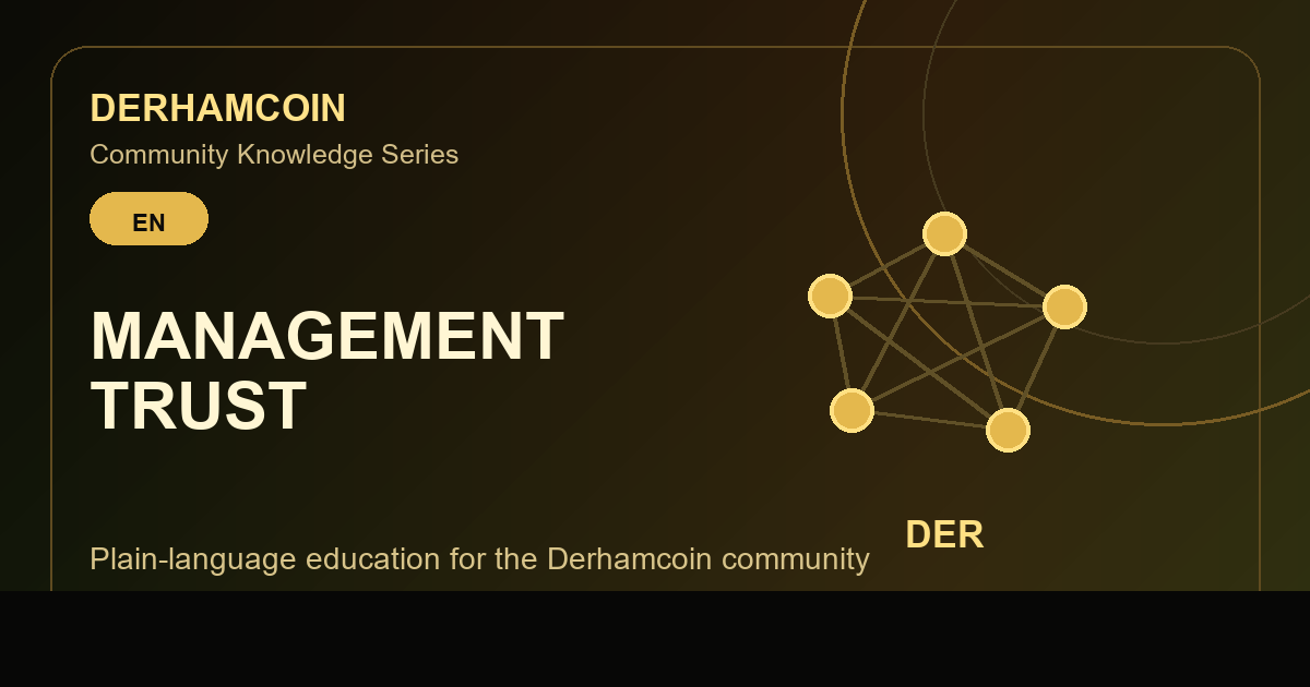 Business Manager Role in Derhamcoin