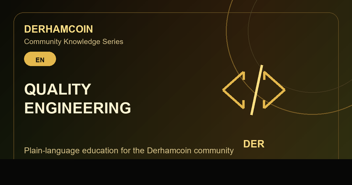 Development Quality in Derhamcoin