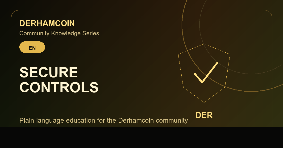 Technical Admin Role in Derhamcoin
