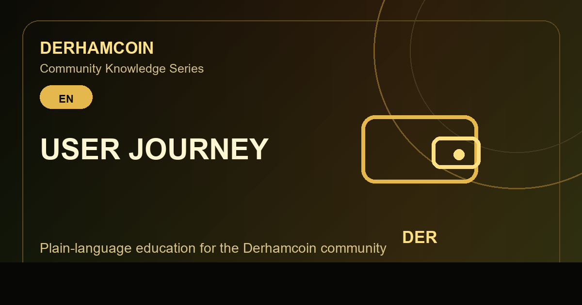 Derhamcoin User Journey